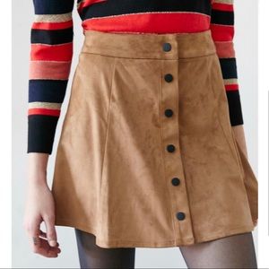 Urban Outfitters “Glamorous” Brand Suede Skirt